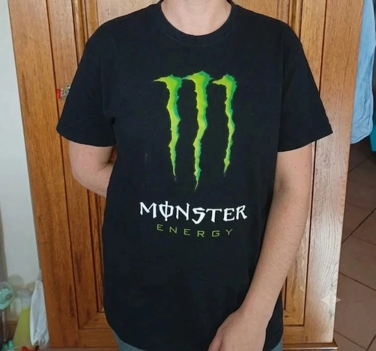T shirt noir mixte marque Monster energy taille M soit 38